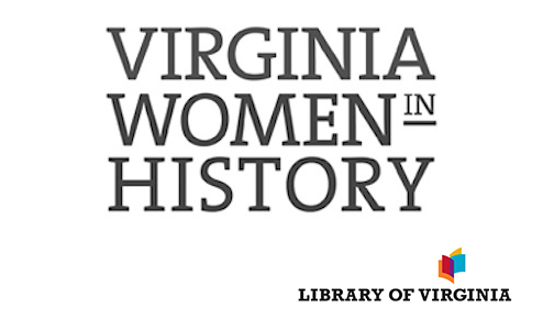 LVA Virginia Women History 2021 Logo màu trắng